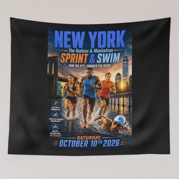 Item preview, SPRINT & SWIM NY MANHATTAN - Sat., October 10th 2026 designed and sold by DBM Photo Art 1.