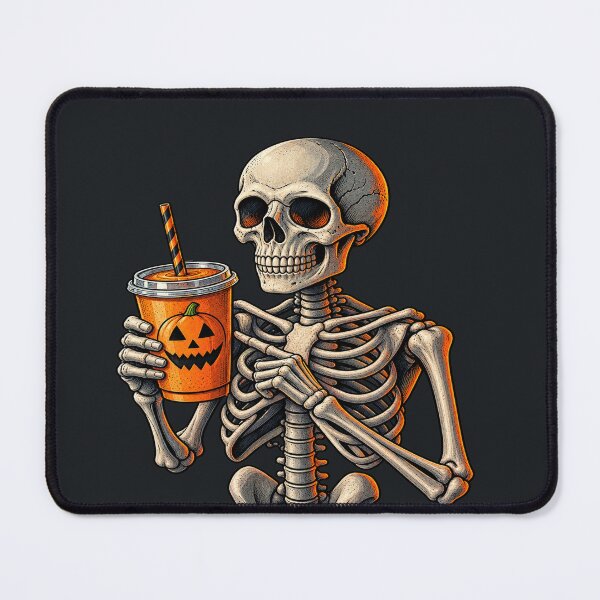Item preview, Spooky Skeleton Pumpkin Drink designed and sold by Hari Arts.