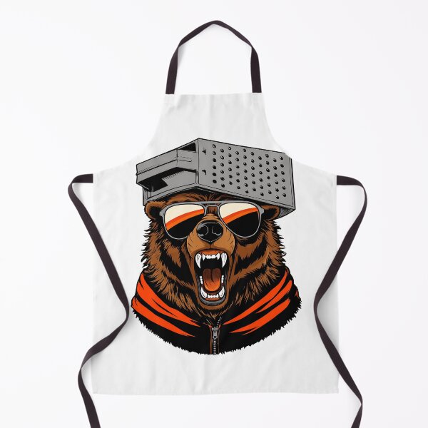 Item preview, Fierce Bear Gamer Cyberpunk Style Illustration designed and sold by JuliaGall25934.
