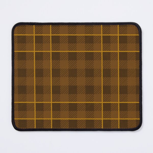 Item preview, Warm autumnal Farmhouse Gingham check with stripe, Hygge designed and sold by OhNoNotAgain42.