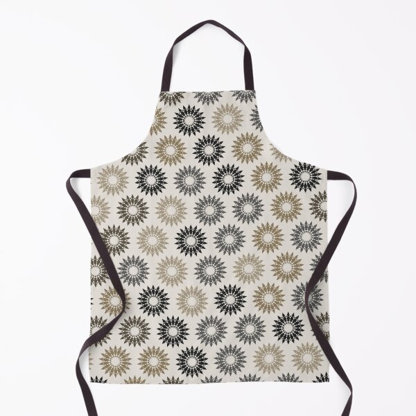 Artikelvorschau, Geometric Sunburst Rosette Pattern – Monochrome entworfen und verkauft von TexSta.