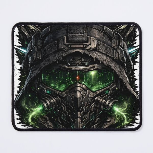 Item preview, Techwear Tactical Visor Cyber Punk Mask Art designed and sold by RiteshCenter .