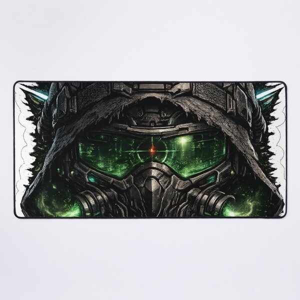 Item preview, Techwear Tactical Visor Cyber Punk Mask Art designed and sold by RiteshCenter .