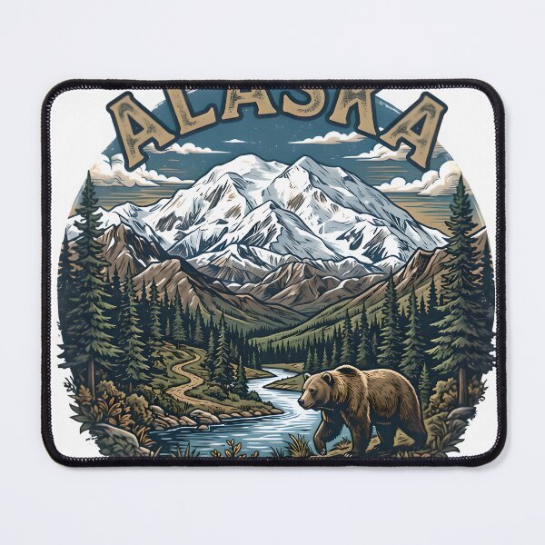 Item preview, Alaska,mountains, lakes,denali designed and sold by Hephaestus's Forge.