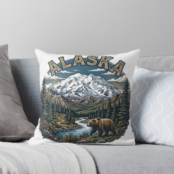 Item preview, Alaska,mountains, lakes,denali designed and sold by Hephaestus's Forge.