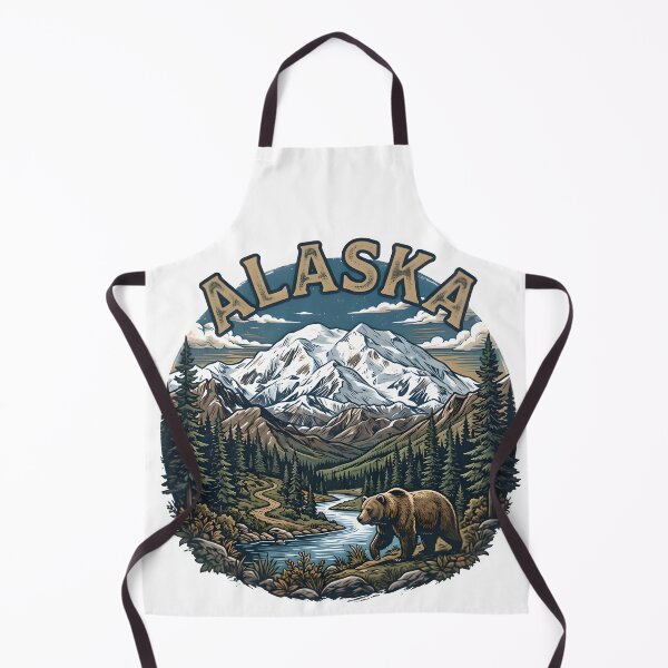 Aperçu de l'œuvre Alaska, montagnes, lacs, Denali créée et vendue par Hephaestus's Forge.