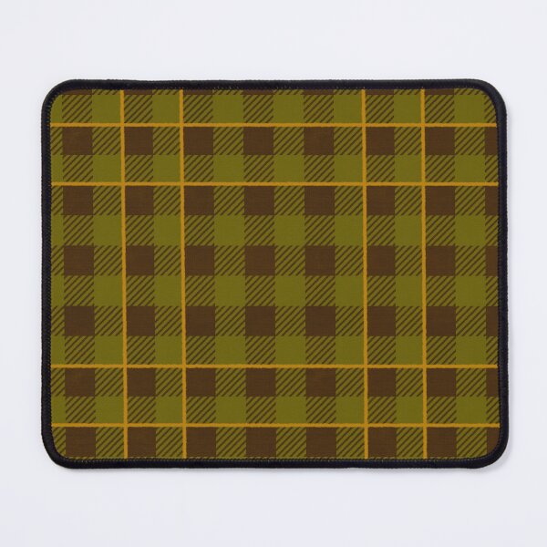 Item preview, Warm autumnal Farmhouse Gingham check with stripe, Hygge designed and sold by OhNoNotAgain42.