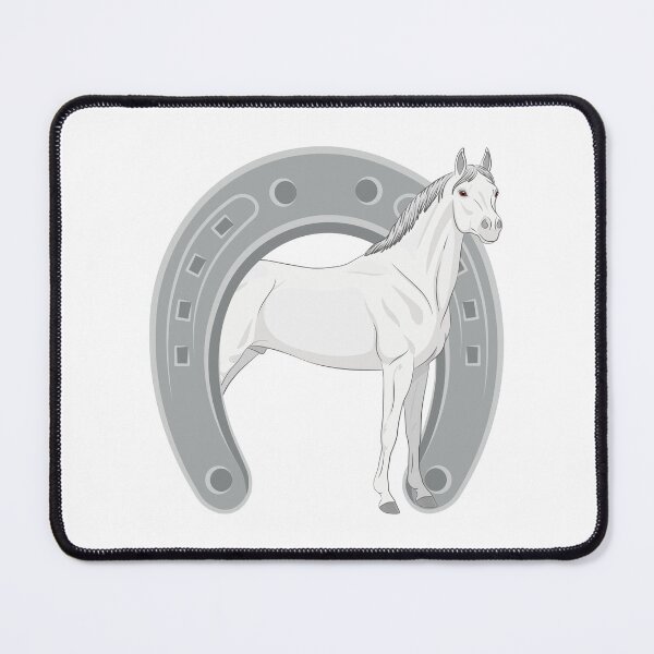 Item preview, An Abbayan horse in an upside-down horseshoe designed and sold by Cheval-de-coeur.