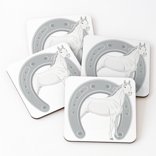 Item preview, An Abbayan horse in an upside-down horseshoe designed and sold by Cheval-de-coeur.