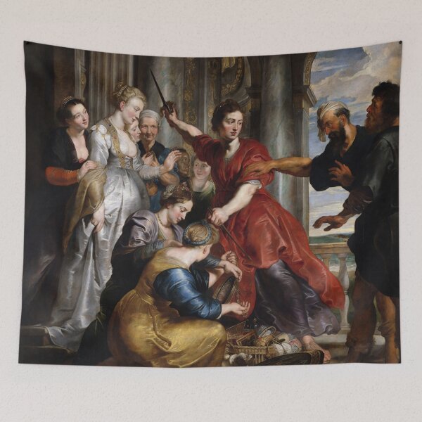 Item preview, Achilles discovered by Ulysses among the daughters of Lykomedes at Skyros by Peter Paul Rubens designed and sold by The Breathing Paint.