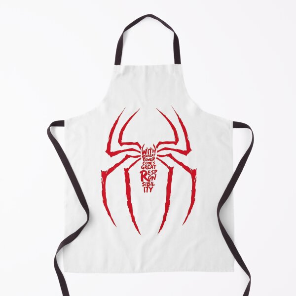 Item preview, Red Spider Symbol With Great Power Typography Design designed and sold by TeresaRot16878.