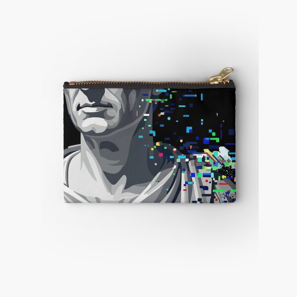 Item preview, Adversarial Marble Bust Digital Glitch Art | Classical Meets AI Corruption designed and sold by Uglyandcute.