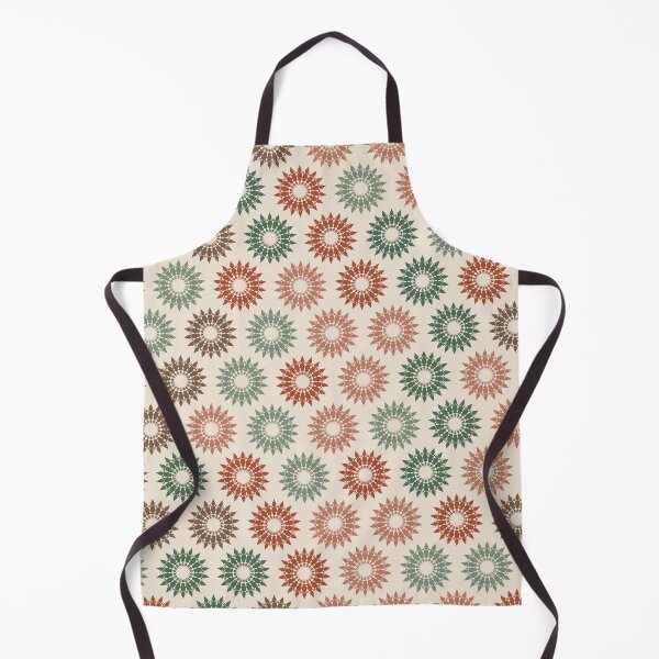 Artikelvorschau, Geometric Sunburst Rosette Pattern – Terracotta & Sage entworfen und verkauft von TexSta.