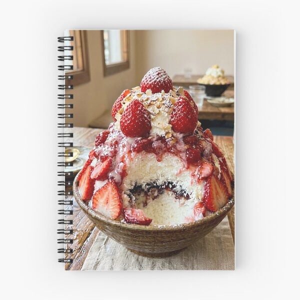 Item preview, Korean dessert – strawberry bingsu designed and sold by snoWorkshop.