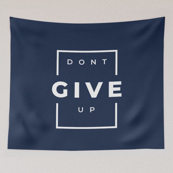 Item preview, Don’t Give Up – Minimalist Motivational Quote Design designed and sold by RajDeals.