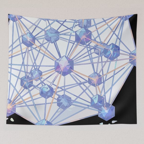 Item preview, Adversarial Neural Network Glitch Pattern | AI Molecular Data Art designed and sold by Uglyandcute.
