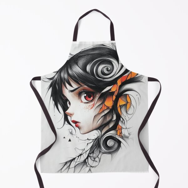 Item preview, Dragon Girl Red Eyes Gothic Anime Fantasy Art designed and sold by EchoWave11.