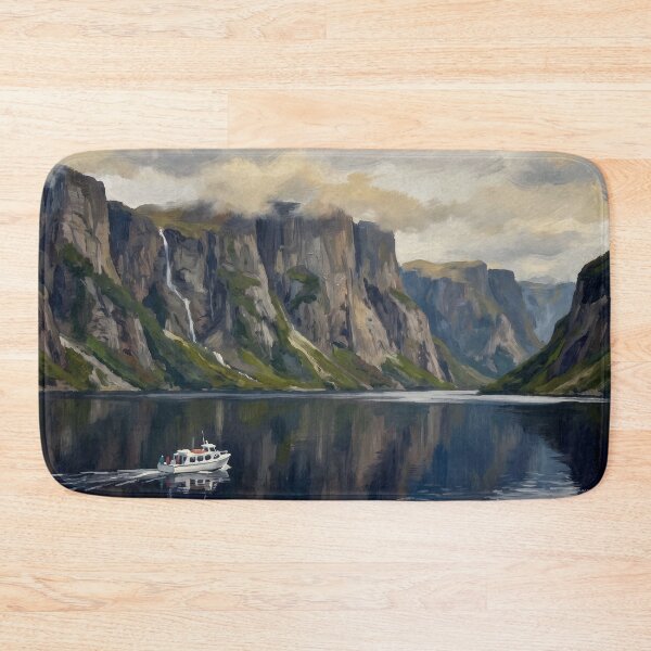 Item preview, Western Brook Pond Fjord Gros Morne designed and sold by RedPeaStudio.