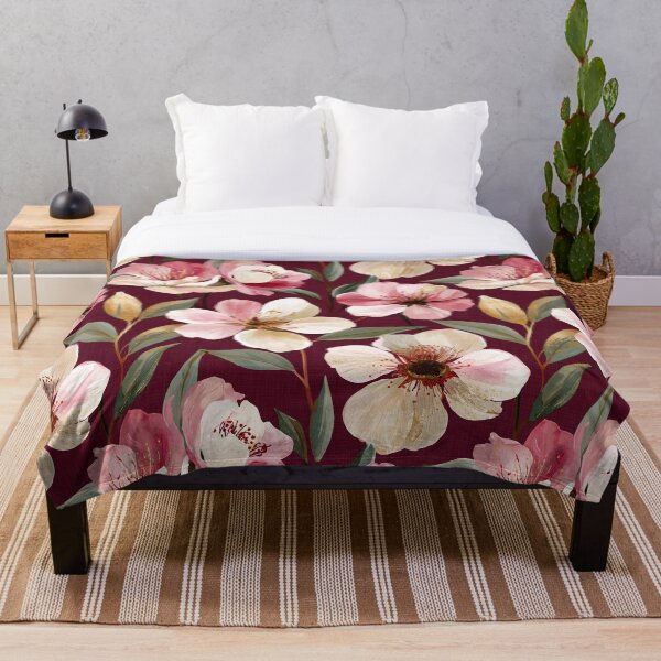 Item preview, Vintage New Zealand Manuka Floral Pattern designed and sold by haleymaree.