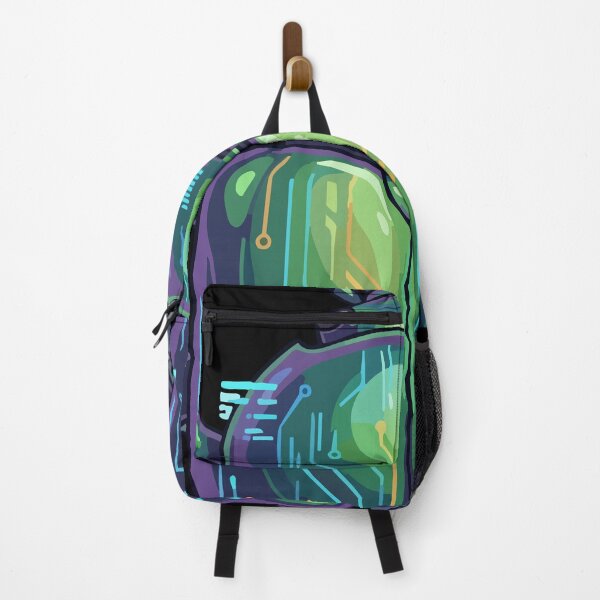 Item preview, Adversarial Iridescent Glitch Beetle | Cyberpunk Insect Digital Art designed and sold by Uglyandcute.