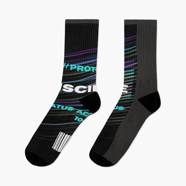 Item preview, Discipline Protocol 01 Cyberpunk Streetwear Glitch designed and sold by RoyalPrime.