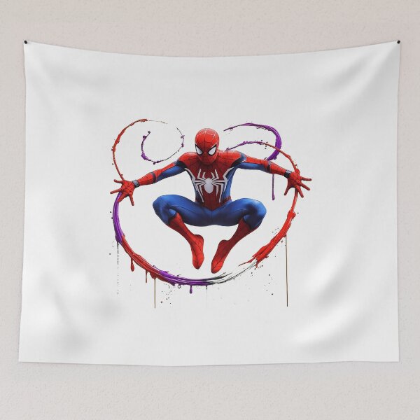 Item preview, Spider Hero Action Pose Comic Splash Artwork designed and sold by JamesWyat18400.