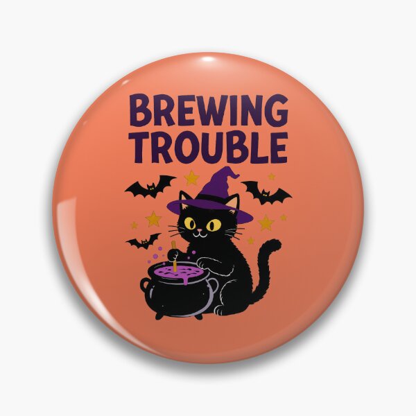 Item preview, Brewing Trouble Witch Cat T-shirt. designed and sold by Nuttajak.