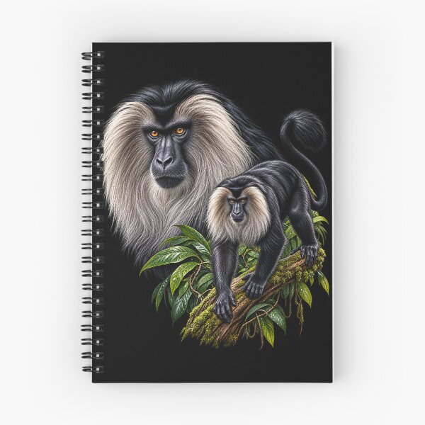 Item preview, Lion-Tailed Macaque – Wild Spirit of Indian Rainforests designed and sold by redsharkuk.