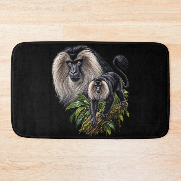 Item preview, Lion-Tailed Macaque – Wild Spirit of Indian Rainforests designed and sold by redsharkuk.