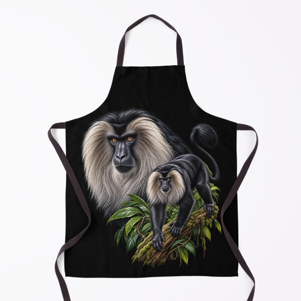 Item preview, Lion-Tailed Macaque – Wild Spirit of Indian Rainforests designed and sold by redsharkuk.