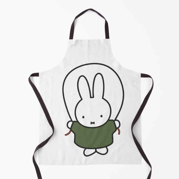 Item preview, Cute Bunny Jump Roping Illustration - Miffy Inspired designed and sold by Cozy Moss Studio.
