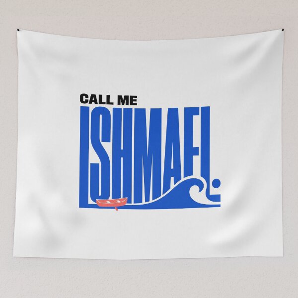 Item preview, Moby Dick: Call Me Ishmael Blue Wave Type designed and sold by Fenay Designs.