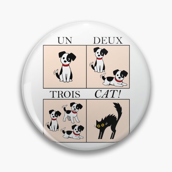 Item preview, Learning French with dogs and cats: Un, Deux, Trois, Cat! designed and sold by Groenendijk.