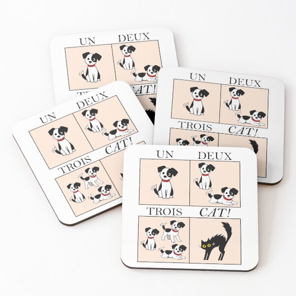 Item preview, Learning French with dogs and cats: Un, Deux, Trois, Cat! designed and sold by Groenendijk.