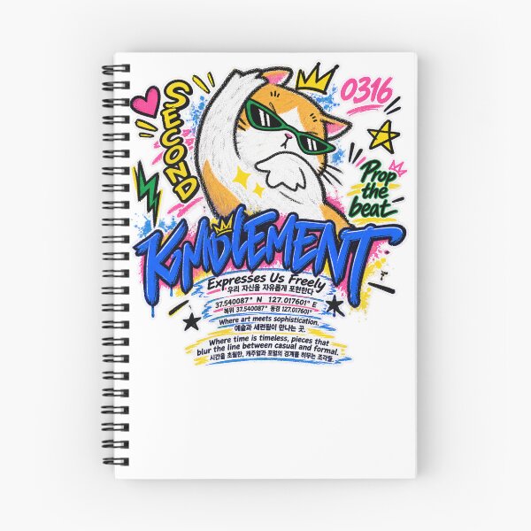 Item preview, Swag Cat Graffiti - Korean Streetwear Aesthetic designed and sold by SeoulVibeStudio.