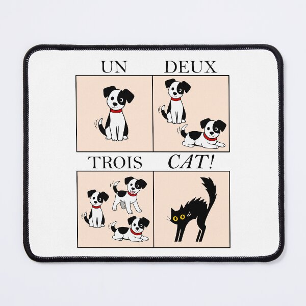 Item preview, Learning French with dogs and cats: Un, Deux, Trois, Cat! designed and sold by Groenendijk.