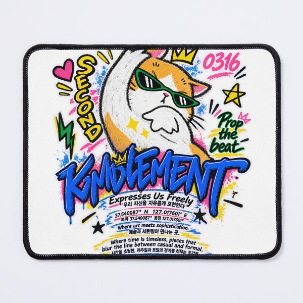 Item preview, Swag Cat Graffiti - Korean Streetwear Aesthetic designed and sold by SeoulVibeStudio.