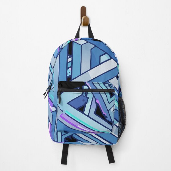 Item preview, Adversarial Adversarial Blue Fractal Pattern | Glitch Art Geometric Design designed and sold by Uglyandcute.
