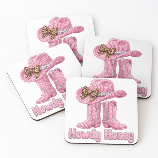 Item preview, Howdy Honey Pink Chunky Knit Cowboy designed and sold by ehabm15.