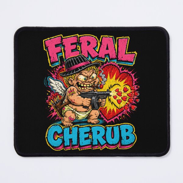 Item preview, Feral Cherub Cupid Gangster Valentine Chaos designed and sold by Victor Shadehorn.
