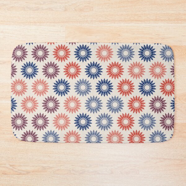 Item preview, Geometric Sunburst Rosette Pattern – Americana designed and sold by TexSta.