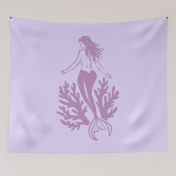 Item preview, Light Purple Mermaid designed and sold by Mermaid's Treasure.