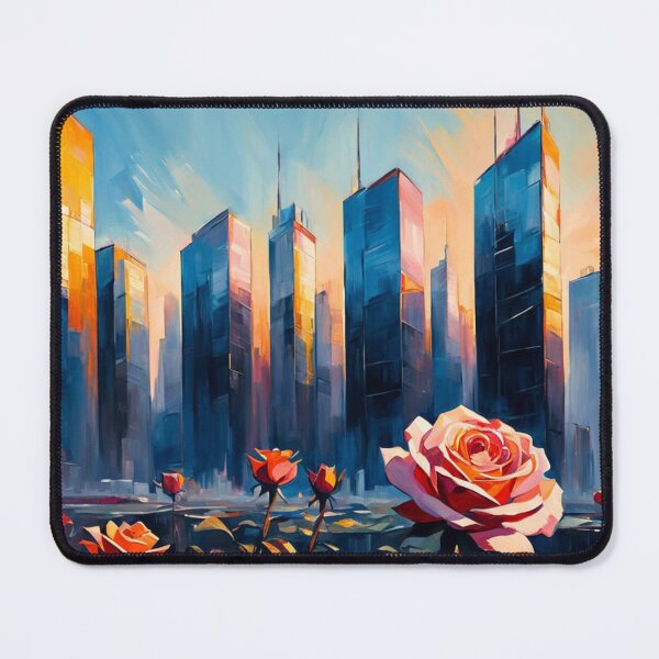 Item preview, Sunset Over the Rose District designed and sold by Undersea Ai Art.