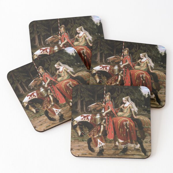 Item preview, Heraldic chivalry by Alphonse Mucha designed and sold by The Breathing Paint.