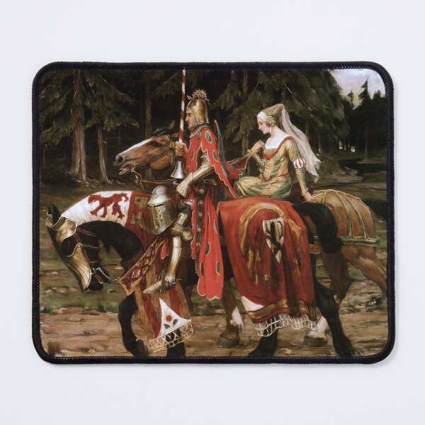 Item preview, Heraldic chivalry by Alphonse Mucha designed and sold by The Breathing Paint.