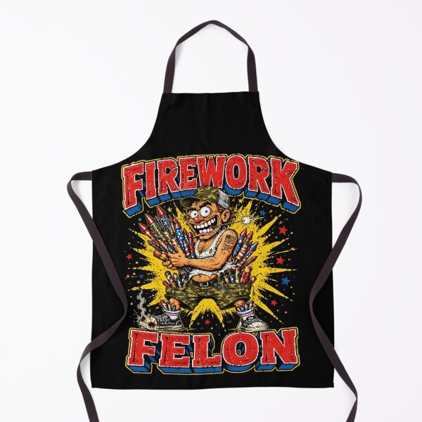 Item preview, Firework Felon Fourth of July Chaos designed and sold by Victor Shadehorn.