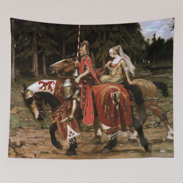Item preview, Heraldic chivalry by Alphonse Mucha designed and sold by The Breathing Paint.