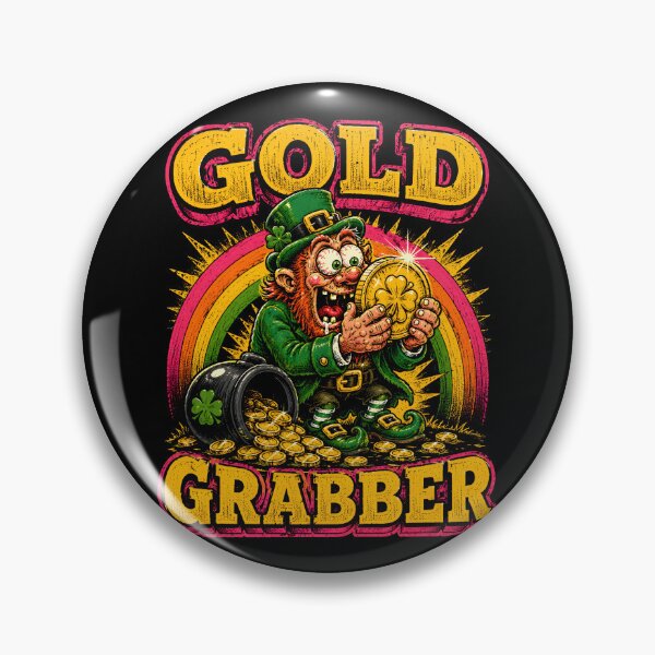 Item preview, Gold Grabber Leprechaun St Patrick’s Day Humor designed and sold by Victor Shadehorn.