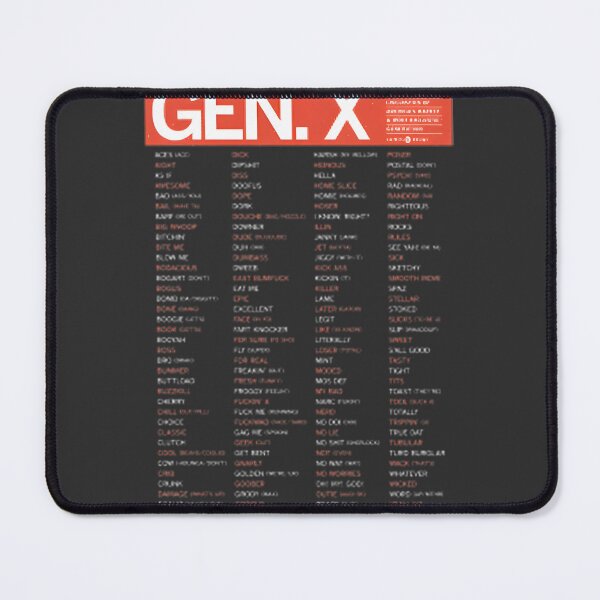 Item preview, Gen X Slang Guide Red | Limited Edition designed and sold by tsunerooh.