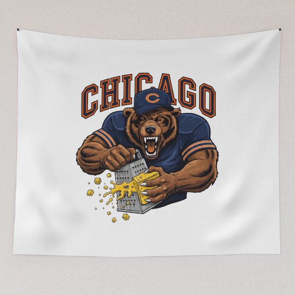 Item preview, Fierce Chicago Bear Football Grunge Mascot Design designed and sold by JamesWyat18400.
